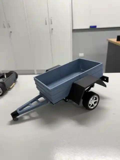 Class trailer used for the Year 9 towing test